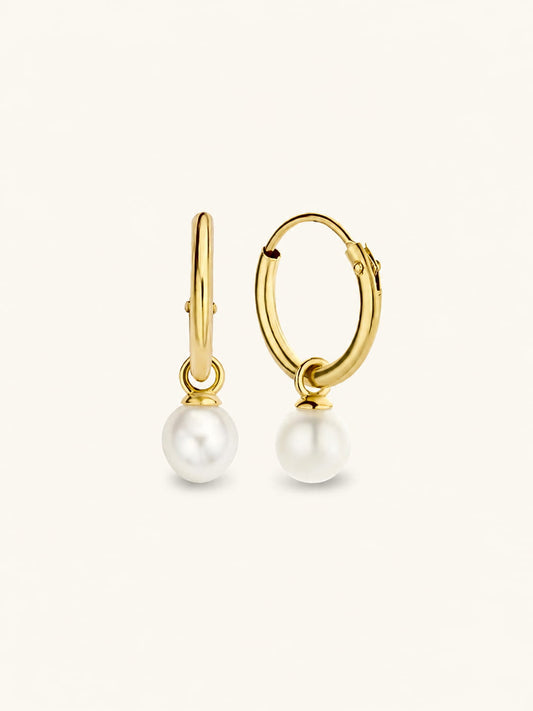 925 Sterling Silver Freshwater Pearl Drop Earrings