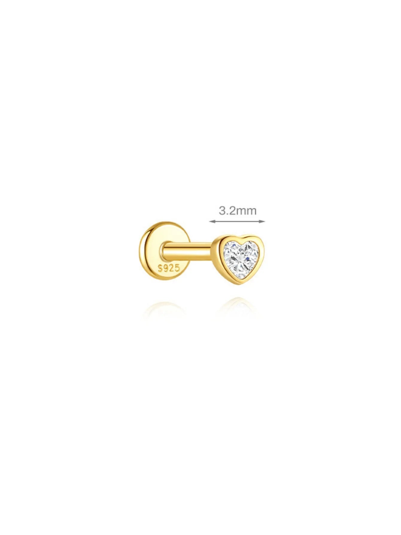 925 Sterling Silver Sparkling Floral Ear Stack