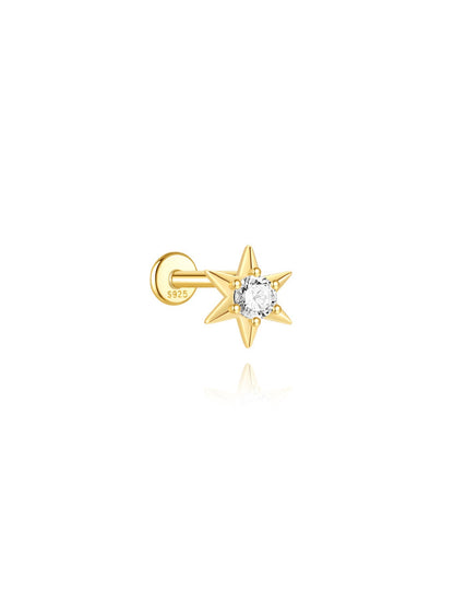 925 Sterling Silver Starlit Layers Curated Ear Stack