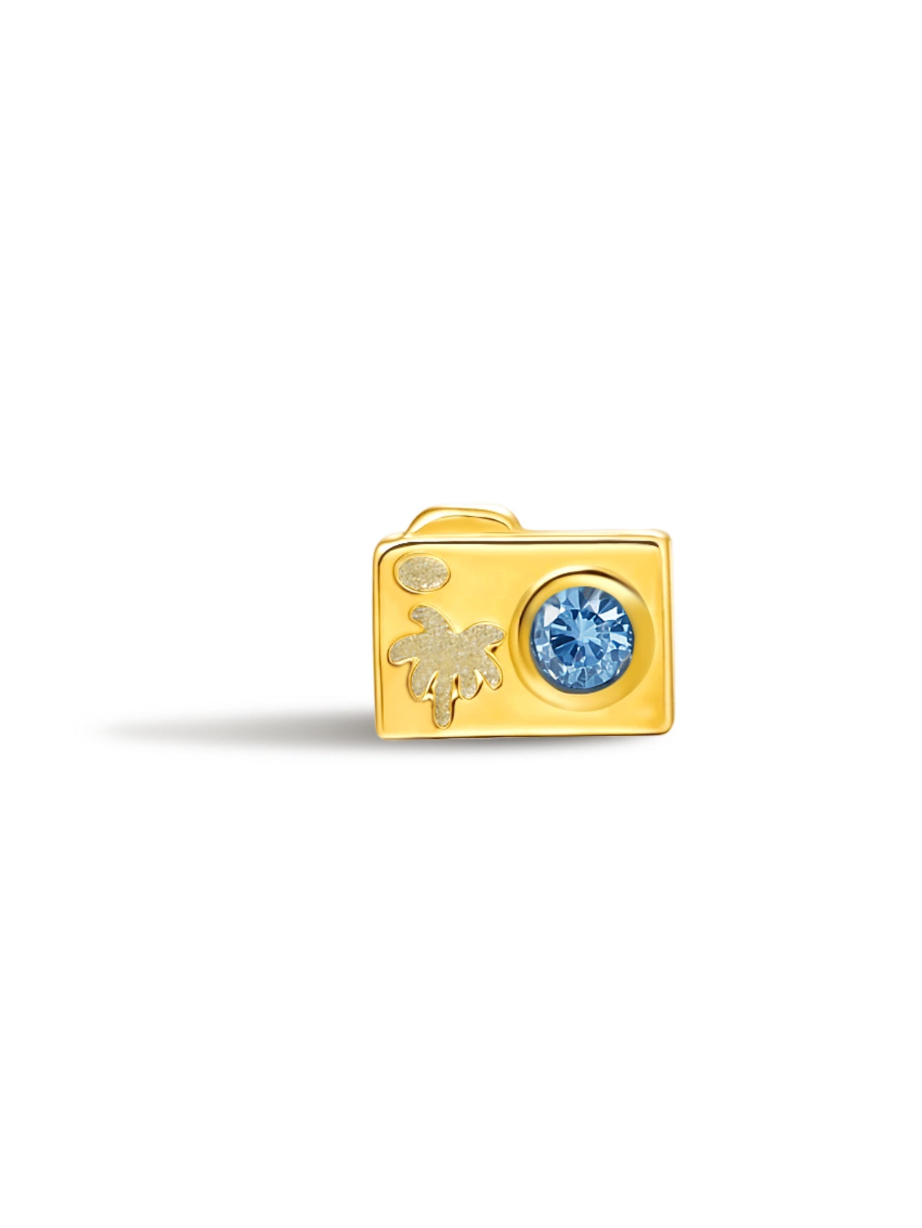 925 Sterling Silver Summer Vacation Flat Back Piercing Ear Stack