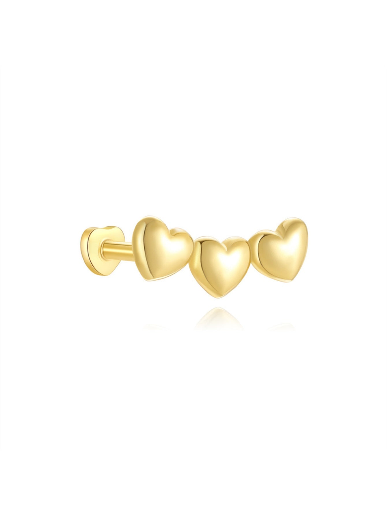 925 Sterling Silver Celestial & Heart Curated Ear Stack
