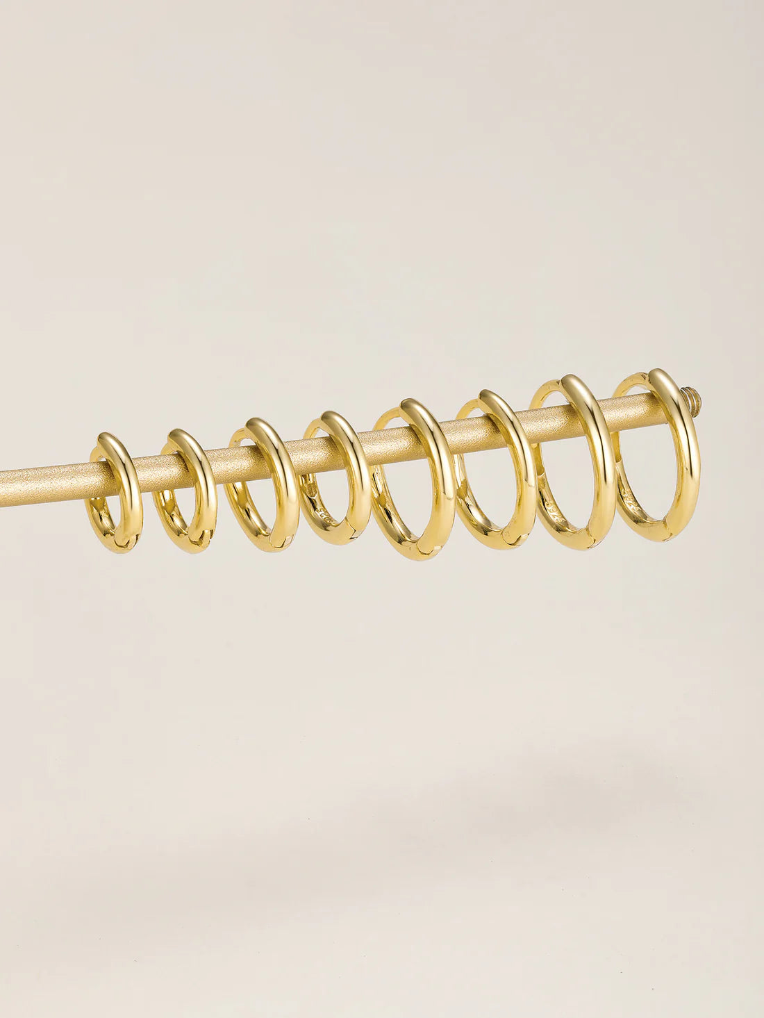 925 Sterling Silver Multi Size Hoop Huggie Earrings