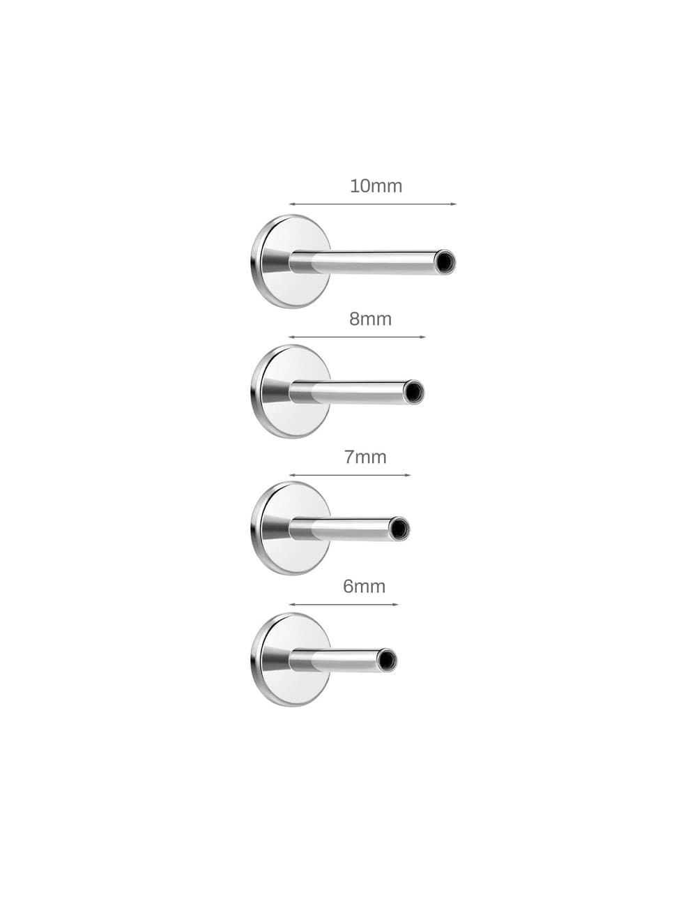 G23 Titanium Shining Stars Ear Piercing Stud