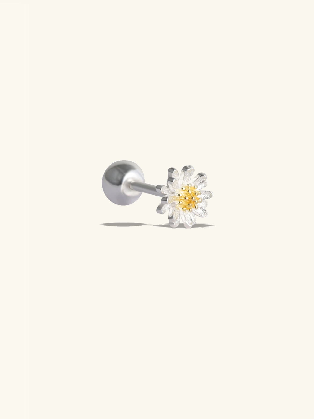 G23 Titanium Waterproof Daisy Stud Earring