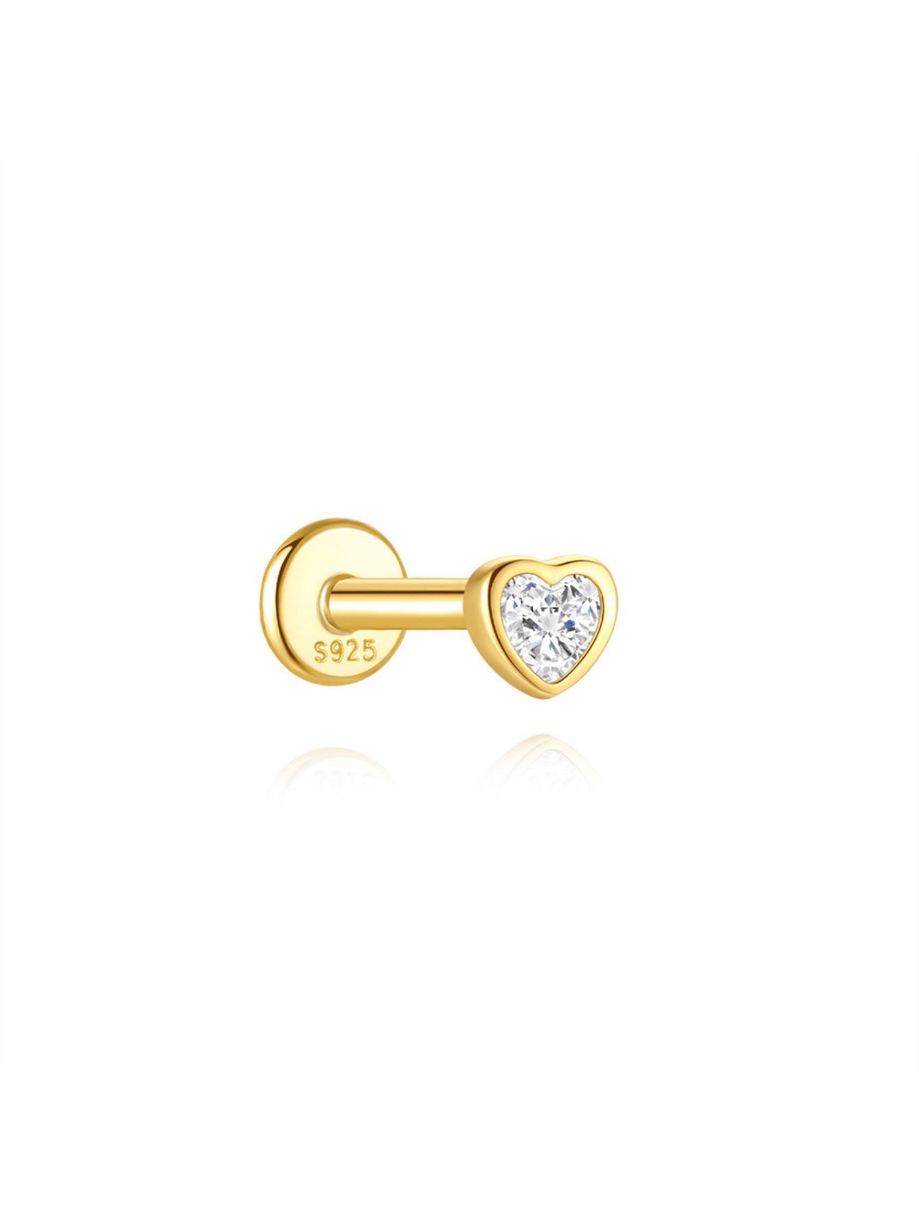 925 Sterling Silver Sparkling Floral Ear Stack