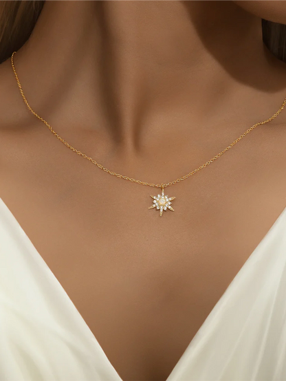 925 Sterling Silver Opal Sunflower Necklace