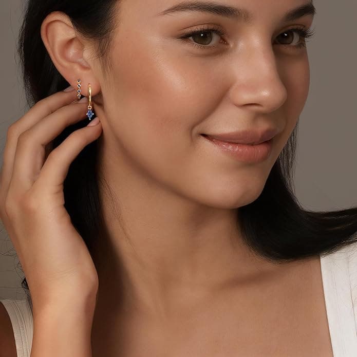 S925 Minimalist Dainty Zirconia Earrings Set