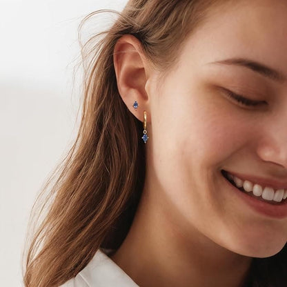 S925 Minimalist Dainty Zirconia Earrings Set