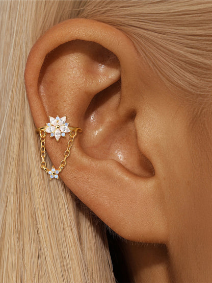 S925 Sterling Silver Drops Star Tassel Studs Piercing Earrings Series