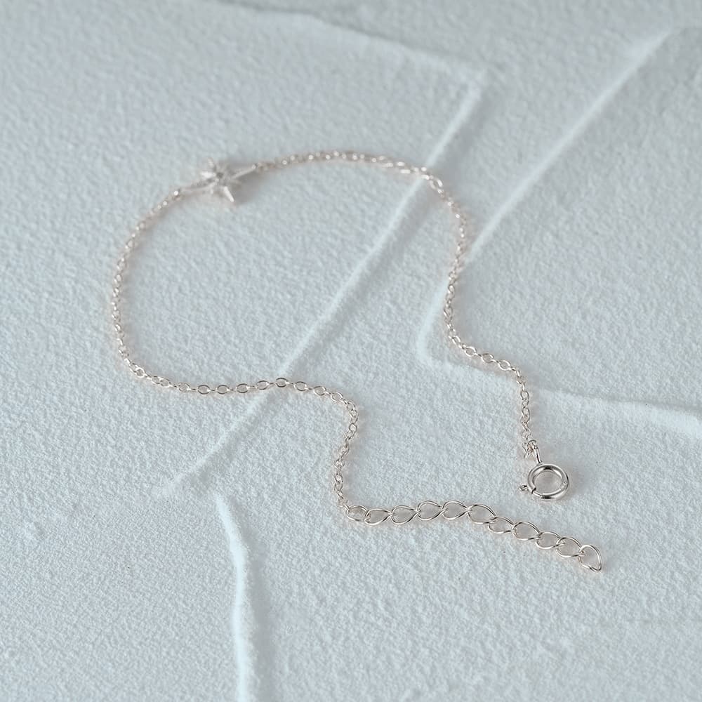 S925 Sterling Silver Octagonal Star Cubic Zirconia Bracelet