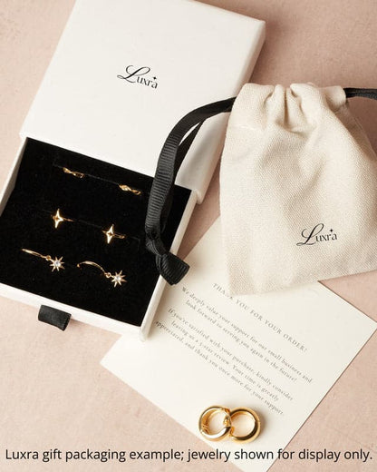 S925 Sterling Silver Starburst Huggie Hoops Earrings Set