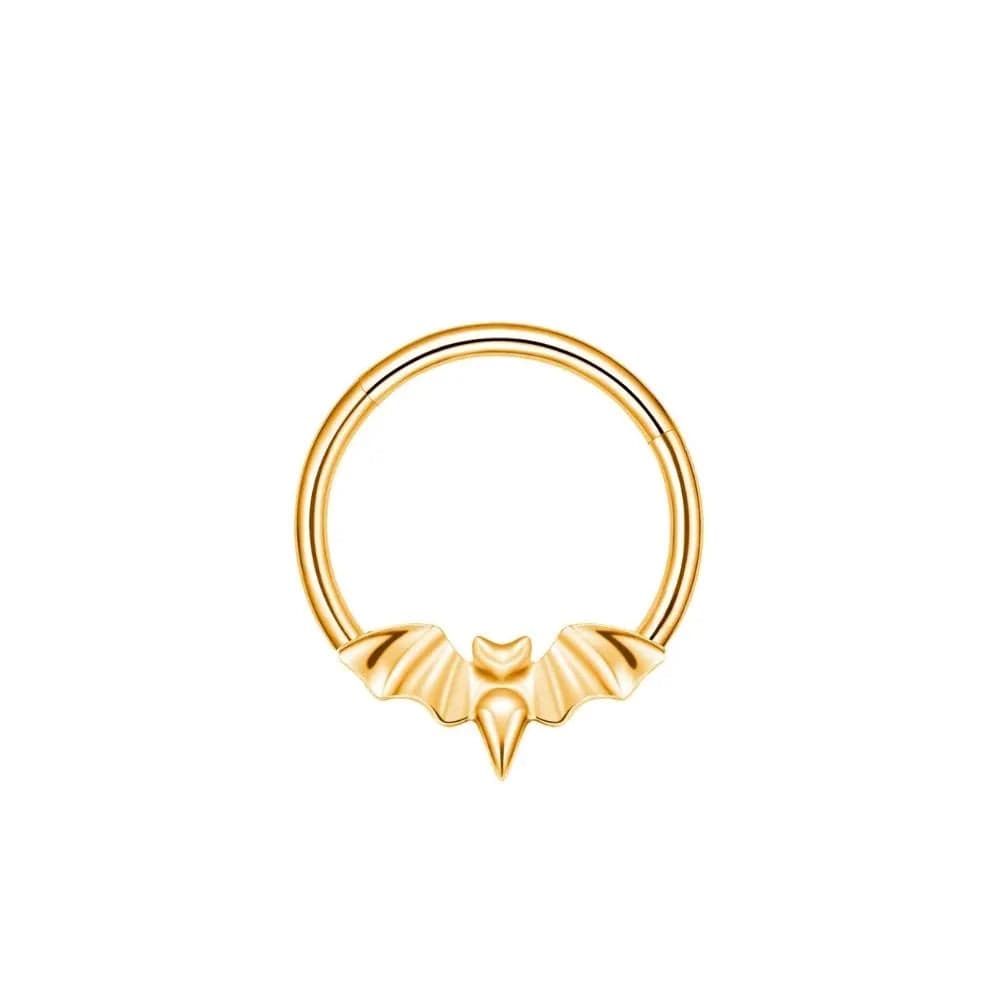 Titanium Bat Daith Ring | Septum Clicker