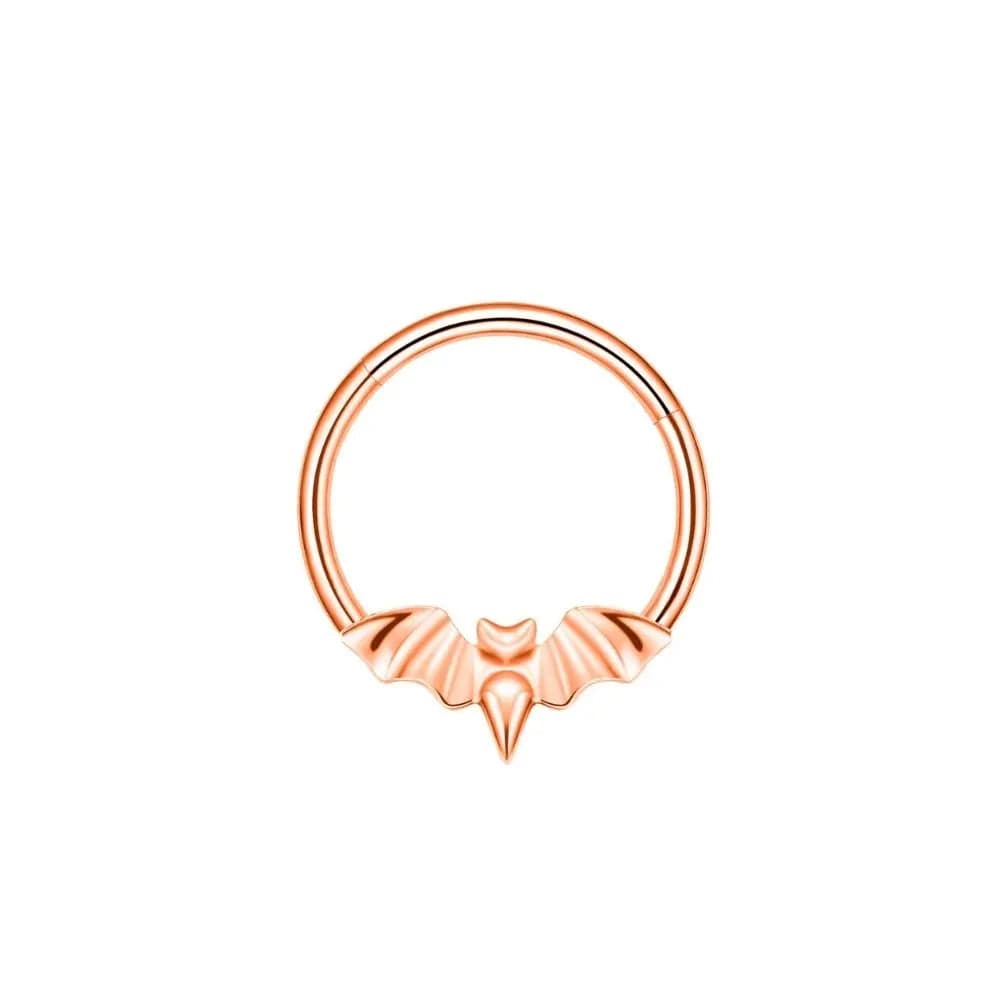 Titanium Bat Daith Ring | Septum Clicker