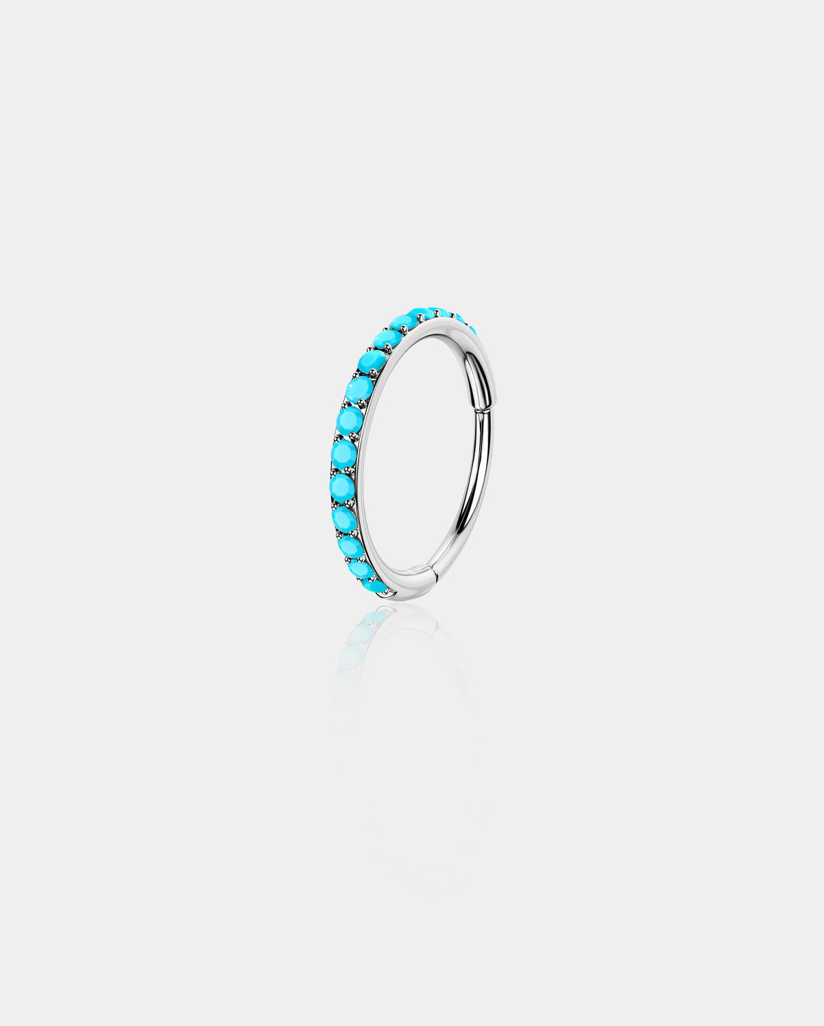 G23 Titanium Waterproof Multiple Sizes Turquoise Clicker