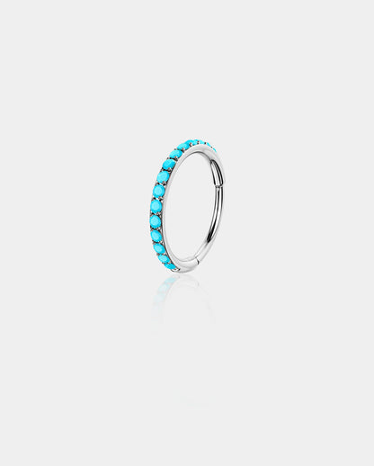 G23 Titanium Waterproof Multiple Sizes Turquoise Clicker