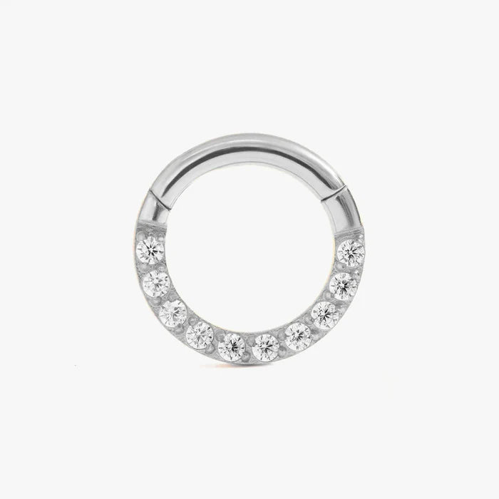 G23 Titanium Waterproof Crystal Clicker for Daith & Septum