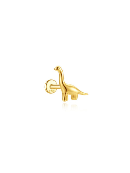 925 Sterling Silver Wild Wonders Animal Flat Back Stud