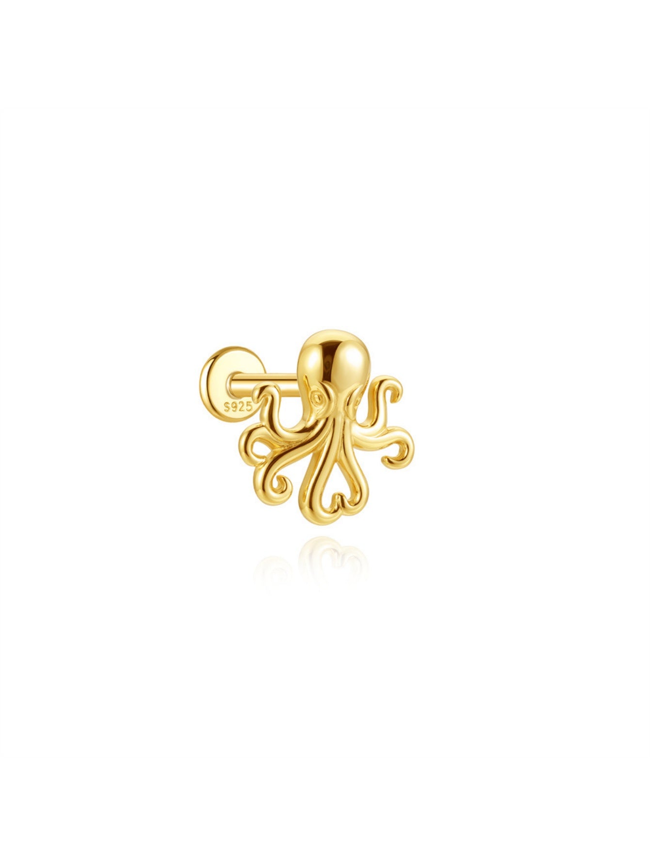 925 Sterling Silver Wild Wonders Animal Flat Back Stud