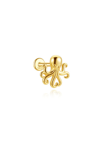 925 Sterling Silver Wild Wonders Animal Flat Back Stud